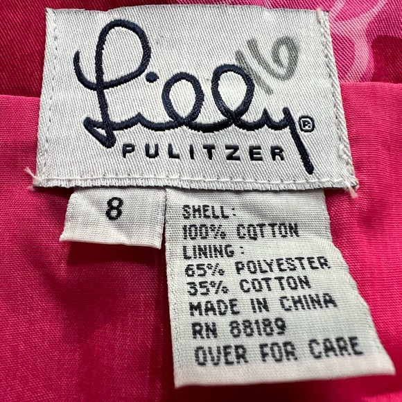 Vintage Lily Pink Peony Skirt - Picture 3 of 4